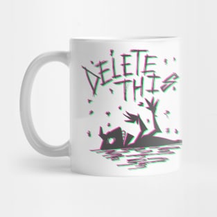 DELETE THIS undead demon rotting with flies with fake aesthetic 3d Mug